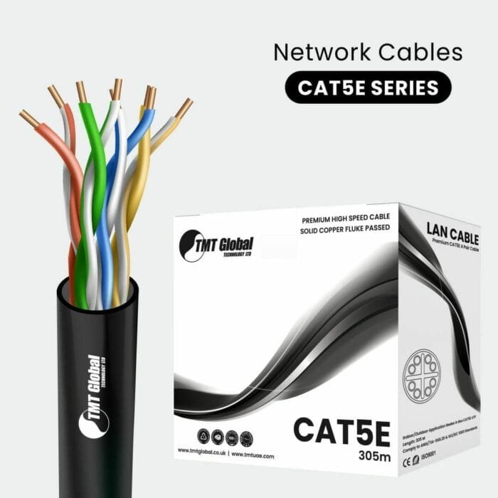 tmt global products range network cable cat3 cat5e cable cat6 cable cat6a cable cat7 cable cat8 cable full copper LSZH and ethernet cables