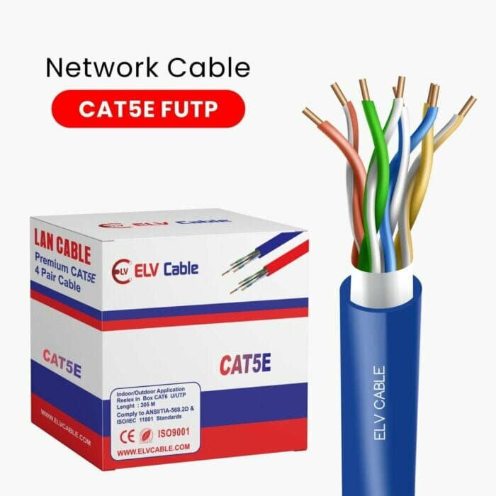 Cat5e Network Cable 24awg 4twisted pair F-Utp 305M