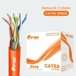 outdoor cat6a cable 305m TMT Global orange Category 6a Ethernet Cable 305m TMT Global orange