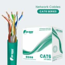 Cat6 CMR Cable 23awg 4twisted pair U-Utp 305m