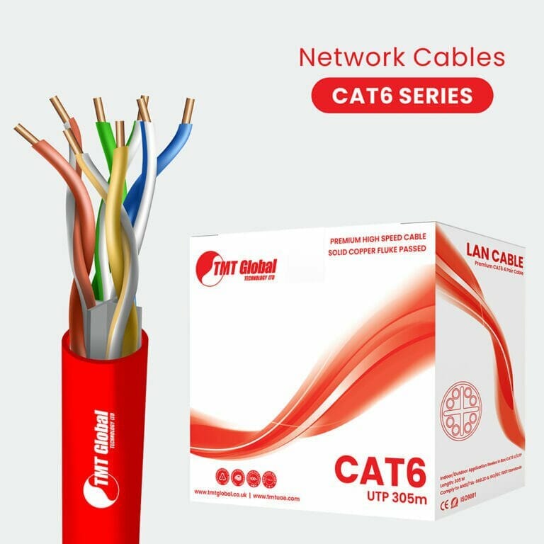 Cat6 internet Cable 23awg 4twisted pair U-Utp 305m