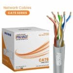 cable cat6e 23awg 4 pair u/utp 305m cat6 23awg 4pair u/utp 305m fahad cables grey