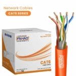 cat6 23awg 4pair u/utp 305m fahad cables orange