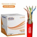 cable cat 6 ethernet 23 awg 4 pair utp 305m Cat6 AWG Size 23awg vs 24awg cat6 cat6 23awg 4pair u/utp 305m fahad cables red