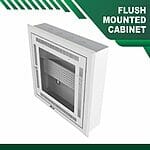 12U Cabinet ONU Flush Mounted 400x120mm