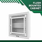 12U Cabinet ONU Flush Mounted 400x120mm