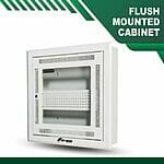 12U Cabinet ONU Flush Mounted 400x120mm