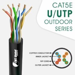cat 5 cable cat5e Network Cable 24awg twisted Pair u-utp Outdoor 305m