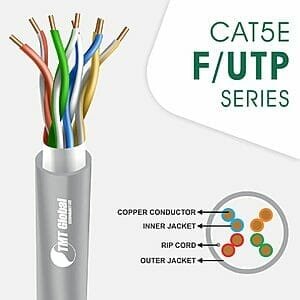 cat5e Network Cable 24awg twisted Pair f-utp 305m