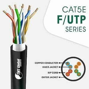cat5e Network Cable 24awg twisted Pair f-utp 305m