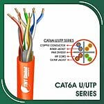 cat6a Network Cable 23awg twisted Pair u-utp