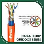 cat6a Network Cable 23awg twisted Pair u-utp Double Jacket 305m