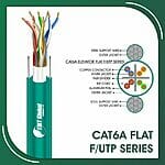 cat6a 23awg 4 twisted pair F-UTP Elevator Network Cable 305m