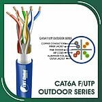 cat6a Network Cable 23awg twisted Pair f-utp Outdoor 305m