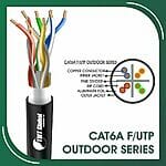 cat6a Network Cable 23awg twisted Pair f-utp Outdoor 305m