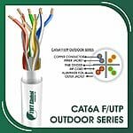 cat6a Network Cable 23awg twisted Pair f-utp Outdoor 305m