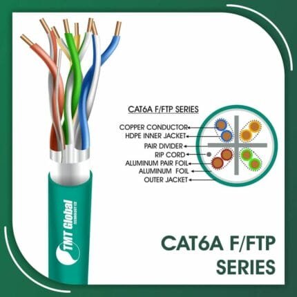 cat6a Network Cable 23awg twisted Pair f-ftp LSZH 305m