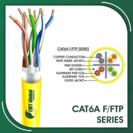 cat6a Network Cable 23awg twisted Pair f-ftp LSZH 305m