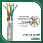 cat6a Network Cable 23awg twisted Pair s-ftp LSZH 305m
