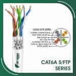 cat6a Network Cable 23awg twisted Pair s-ftp LSZH 305m