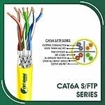 cat6a Network Cable 23awg twisted Pair s-ftp LSZH 305m