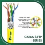 cat6a Network Cable 23awg twisted Pair s-ftp LSZH 305m