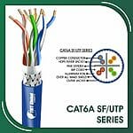 cat6a Network Cable 23awg twisted Pair sf-utp LSZH 305m