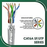 cat6a Network Cable 23awg twisted Pair sf-utp LSZH 305m