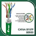 cat6a Network Cable 23awg twisted Pair sf-utp LSZH 305m