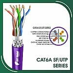 cat6a Network Cable 23awg twisted Pair sf-utp LSZH 305m