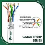 cat6a Network Cable 23awg twisted Pair sf-utp LSZH 305m