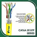 cat6a Network Cable 23awg twisted Pair sf-utp LSZH 305m