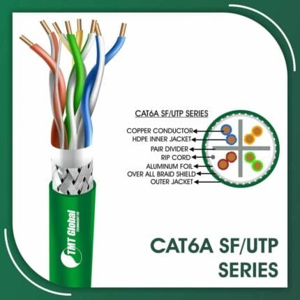 cat6a cat6e Network Cable 23awg sf/utp LSZH 305m