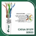 cat6a Network Cable 23awg twisted Pair sf-utp LSZH 305m