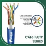 cat6 f utp 305m Network Cable 23awg BC 4 twisted Pairs cat6 Network Cable 24awg twisted Pair f-utp 305m cat6 Network Cable 23awg BC 4 twisted Pairs f-utp 305m