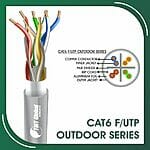 cat6 Network Cable 23awg twisted Pair f-utp Outdoor