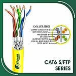 cat6 Network Cable 23awg twisted Pair s-ftp 305m