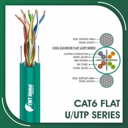 cat6 23awg 4 twisted pair U-UTP Elevator Network Cable