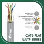 cat6 23awg 4 twisted pair U-UTP Elevator Network Cable