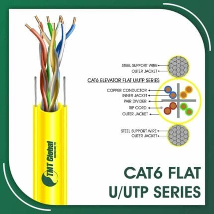 cat6 23awg 4 twisted pair U-UTP Elevator Network Cable