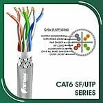 cat6 Network Cable 23awg twisted Pair sf-utp 305m