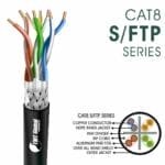 cat8 Network Cable 23awg twisted Pair s-ftp LSZH 305m
