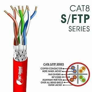 cat8 Network Cable 23awg twisted Pair s-ftp LSZH 305m