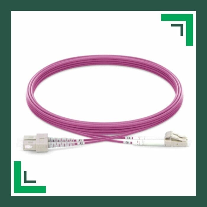Fiber Optic Patch Cord Multi Mode SC-LC-UPC Duplex LSZH OM4