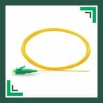 Fiber Pigtail Single Mode LC-APC Connector LSZH 1m