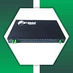 Fiber Optic Splitter LC-APC Rack Mounted 2X4