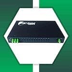 Fiber Optic Splitter LC-APC Rack Mounted 2X6