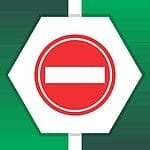 Gate Barrier No entry Sign Board