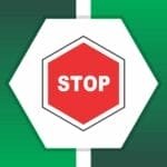 Gate Barrier Stop sign Board
