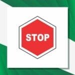Gate Barrier Stop sign Board